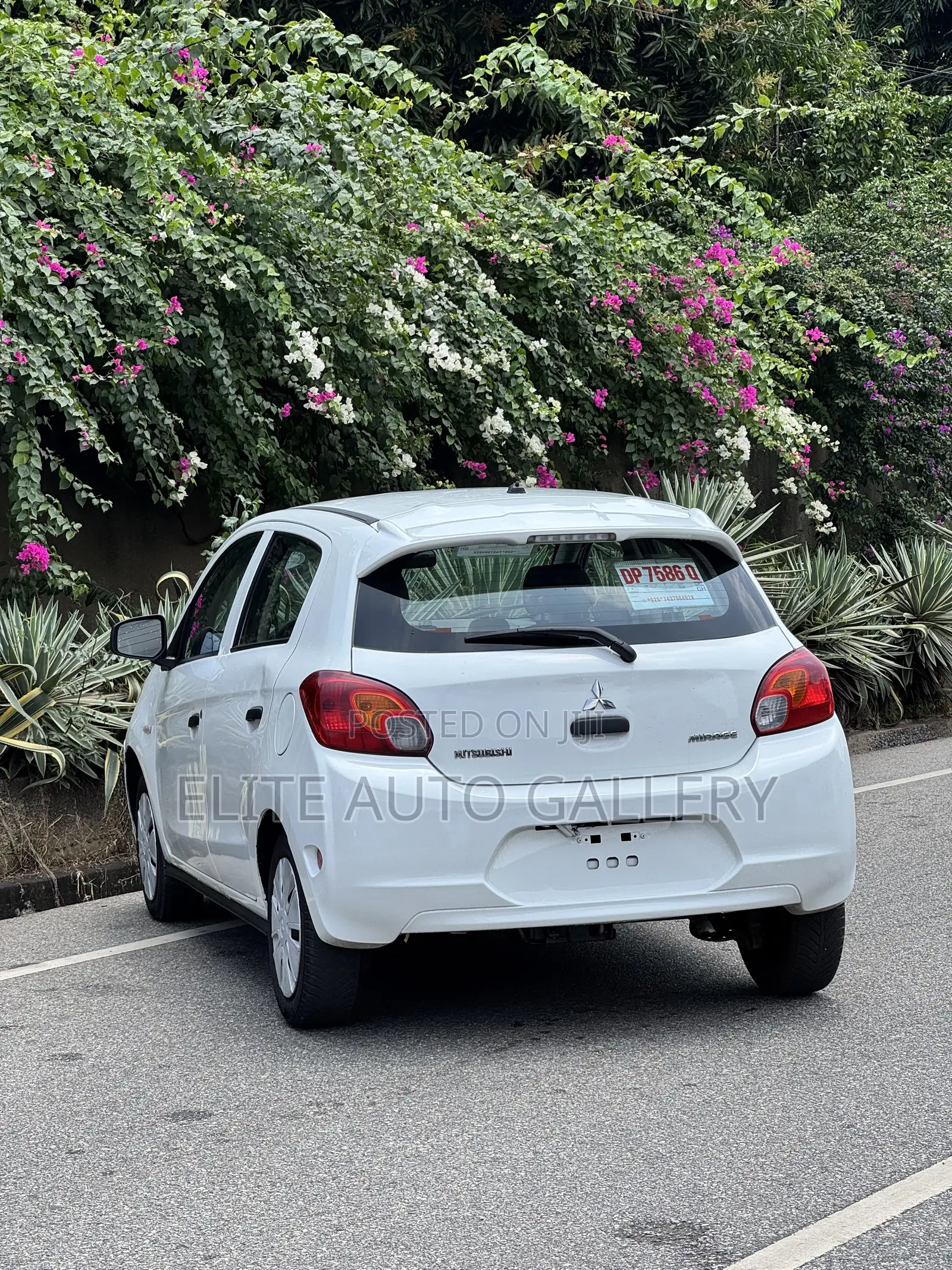 Mitsubishi Mirage DE 4dr Hatchback (1.2L 3cyl CVT) 2015 White