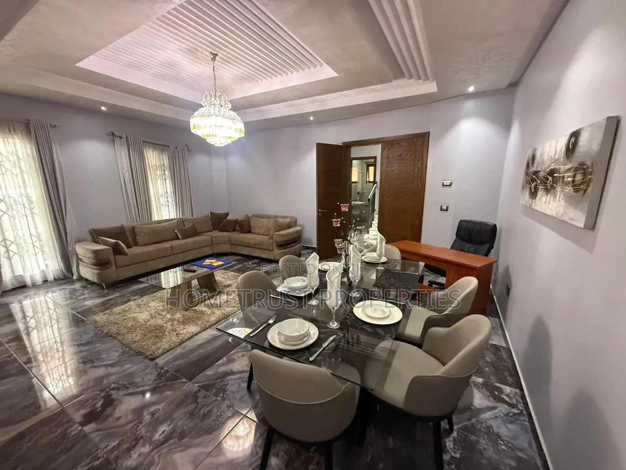 Furnished 4bdrm Duplex in Adjiringanor, Otano for rent
