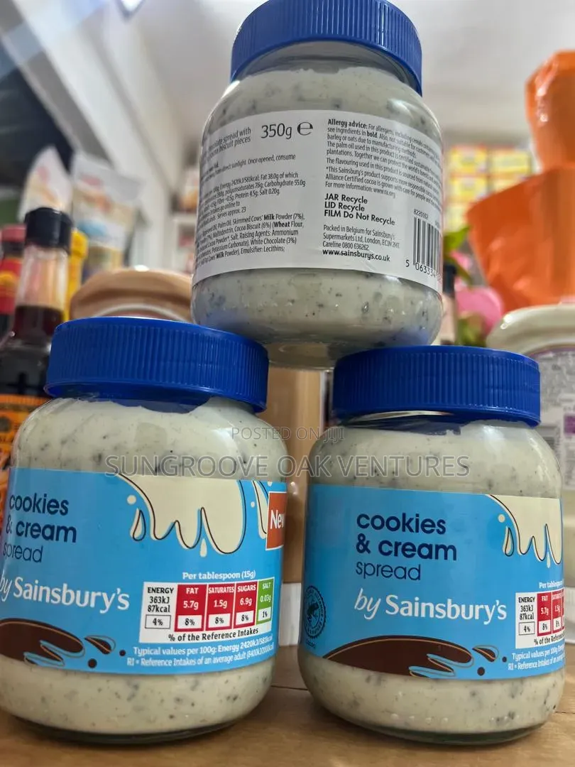 Cookies & Cream Spread 350g by Sainsbury's
