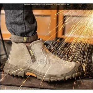 Steel Toe Anti-Smashing Anti-Piercing Anti Scalding Welding Shoes