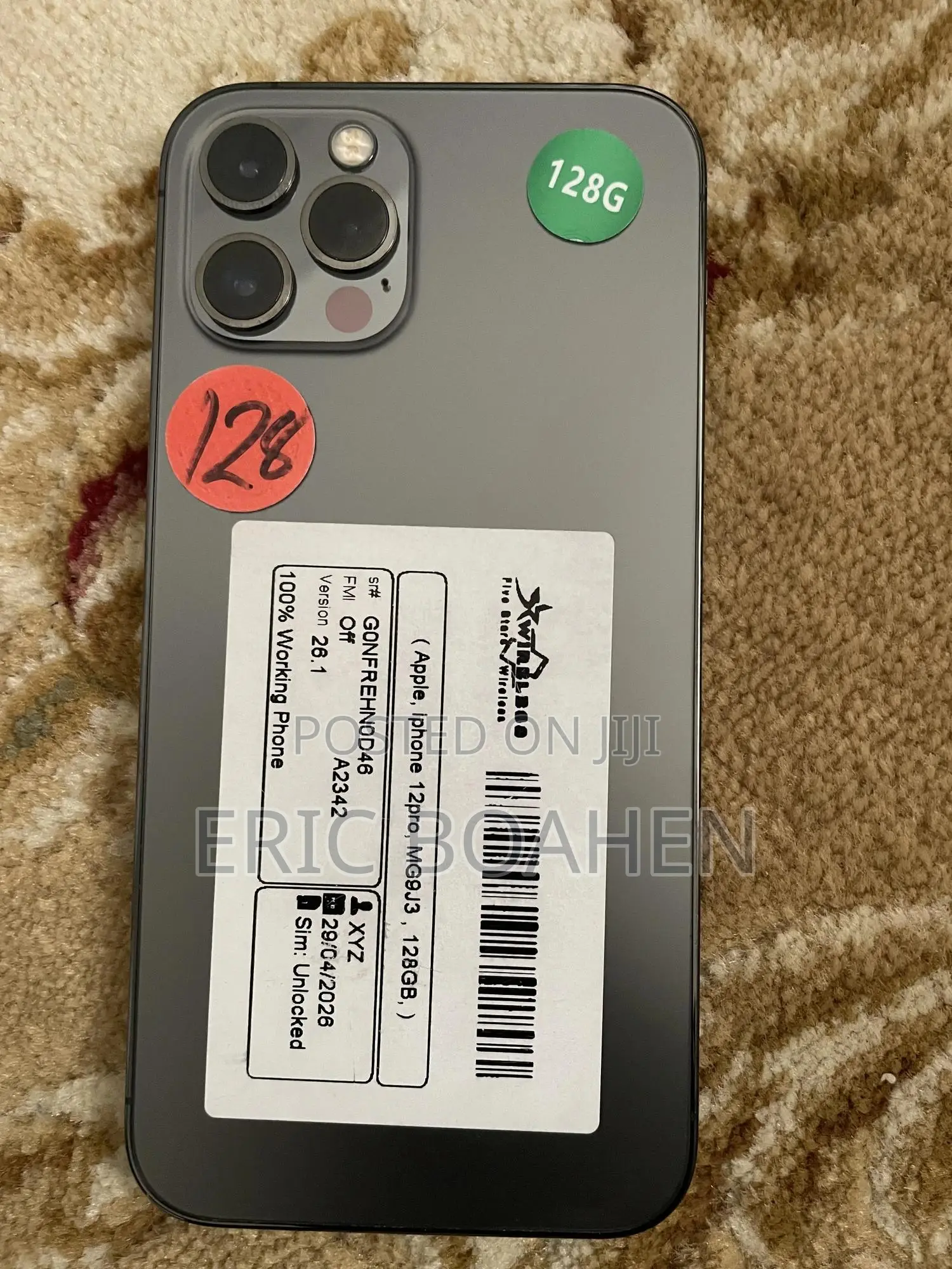 Apple iPhone 12 Pro 128 GB Graphite