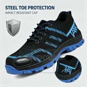 Men Extra Lightweight Breathable Composite Toe Work Shoes