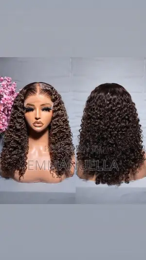 Premium Quality Burmese Curls Human Hair Wig in Rich Brown