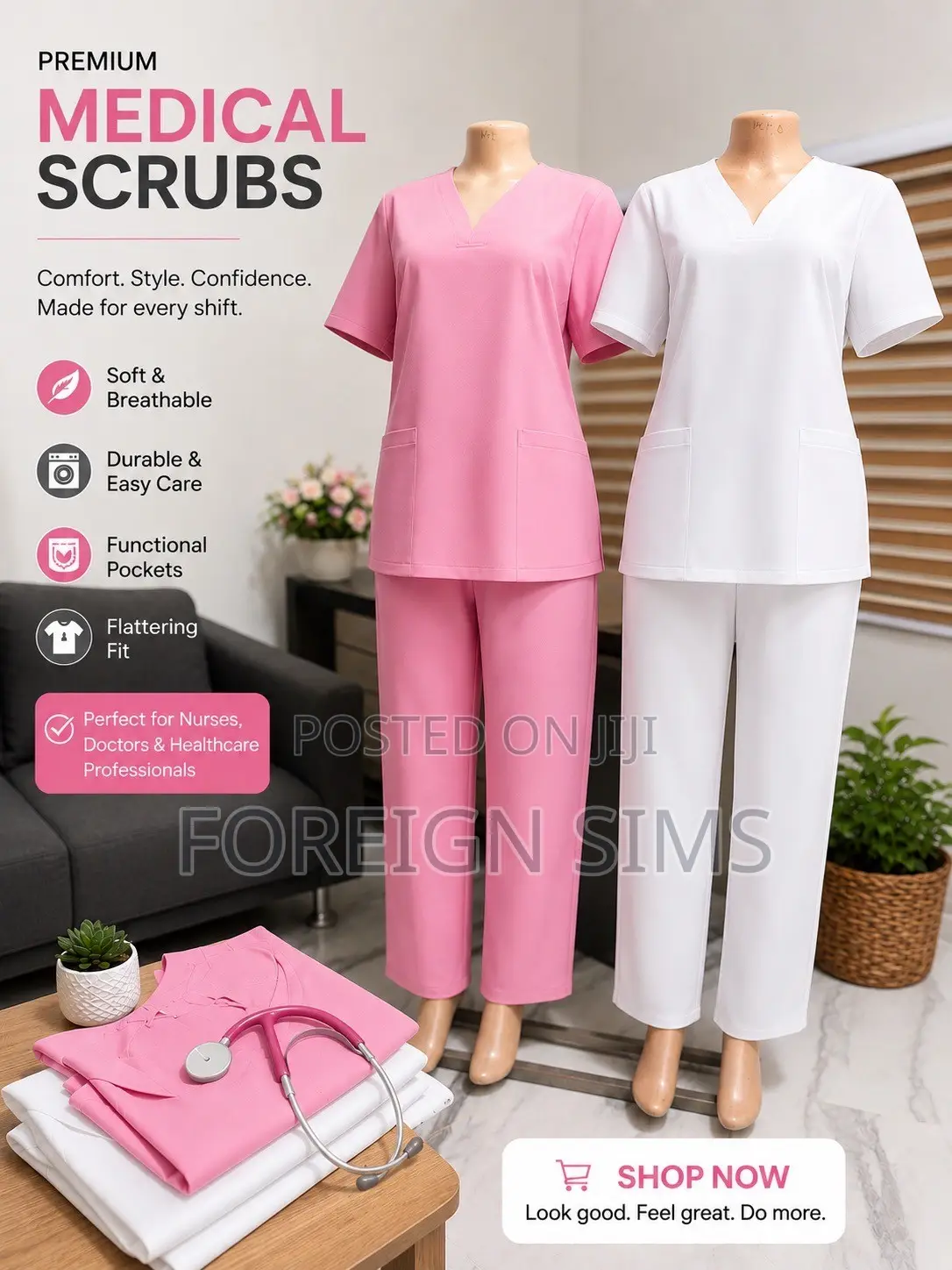 Premium Nurses Scrubs