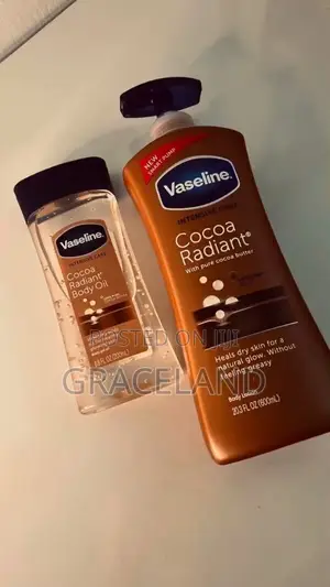 This Is Original 2in1 Vaseline Coconut Radiant Oil and Coconut Lotion