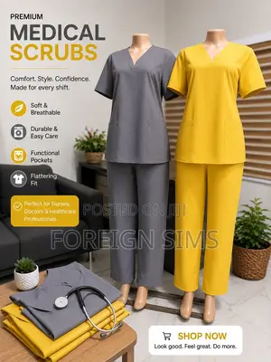 Comfortable Nurses Scrubs