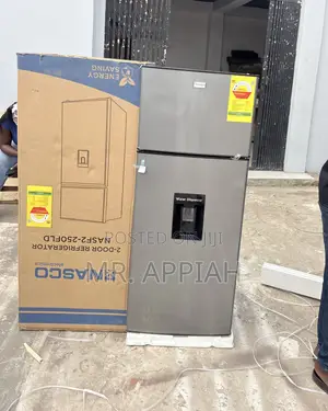 Sealed in Box Nasco 210L 2 Door Fridge W/Water Dispenser(Nasf2-250fld)