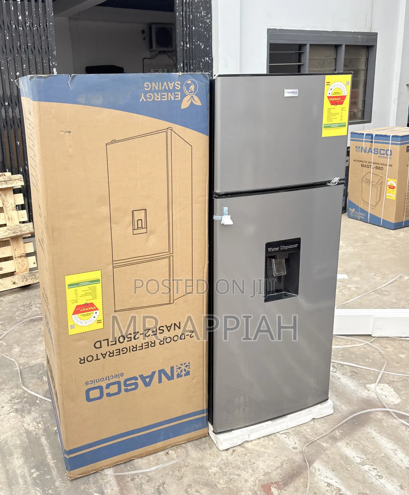 Shop Nasco Nasf2-250fld Top Mount Freezer Fridge(Gray)210Liters