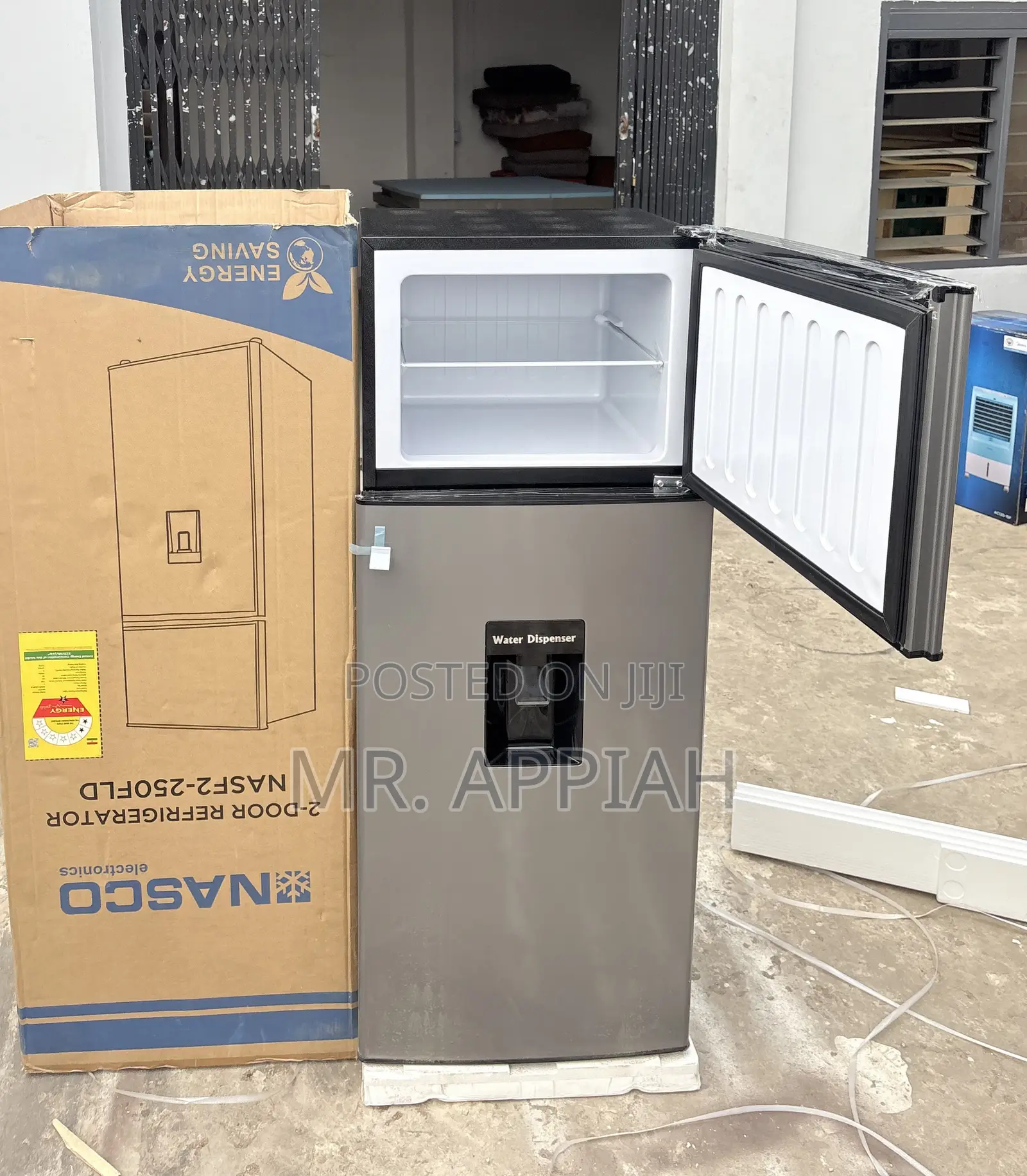 Super Cooling Nasco 210 Fridge With Water Dispenser(Nasf2-250fld)