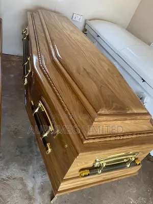 Premium Hardwood Casket – Strong, Elegant & Beautifully Finished
