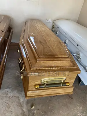 Premium Hardwood Casket – Strong, Elegant & Beautifully Finished