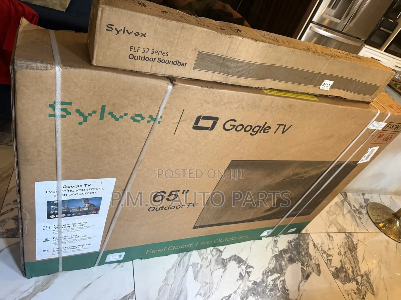 65" Outdoor TV(Google TV)2026 Frameless Series X1 /2024 S2 Model S Bar