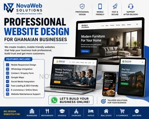 Professional Website Design Ghana