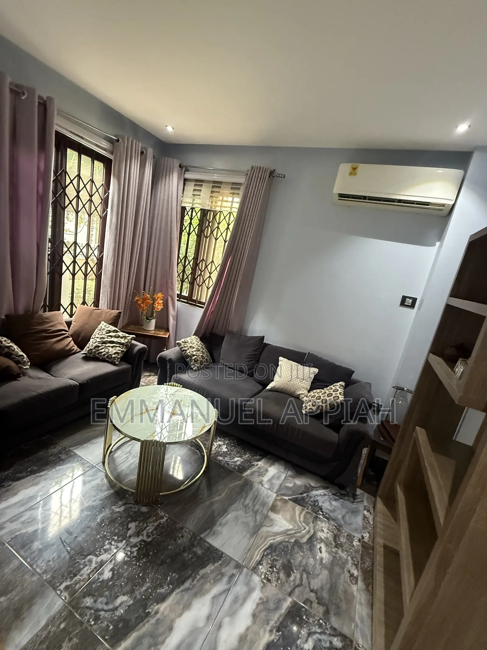 Furnished 4bdrm Townhouse / Terrace in Adjiriganor for rent