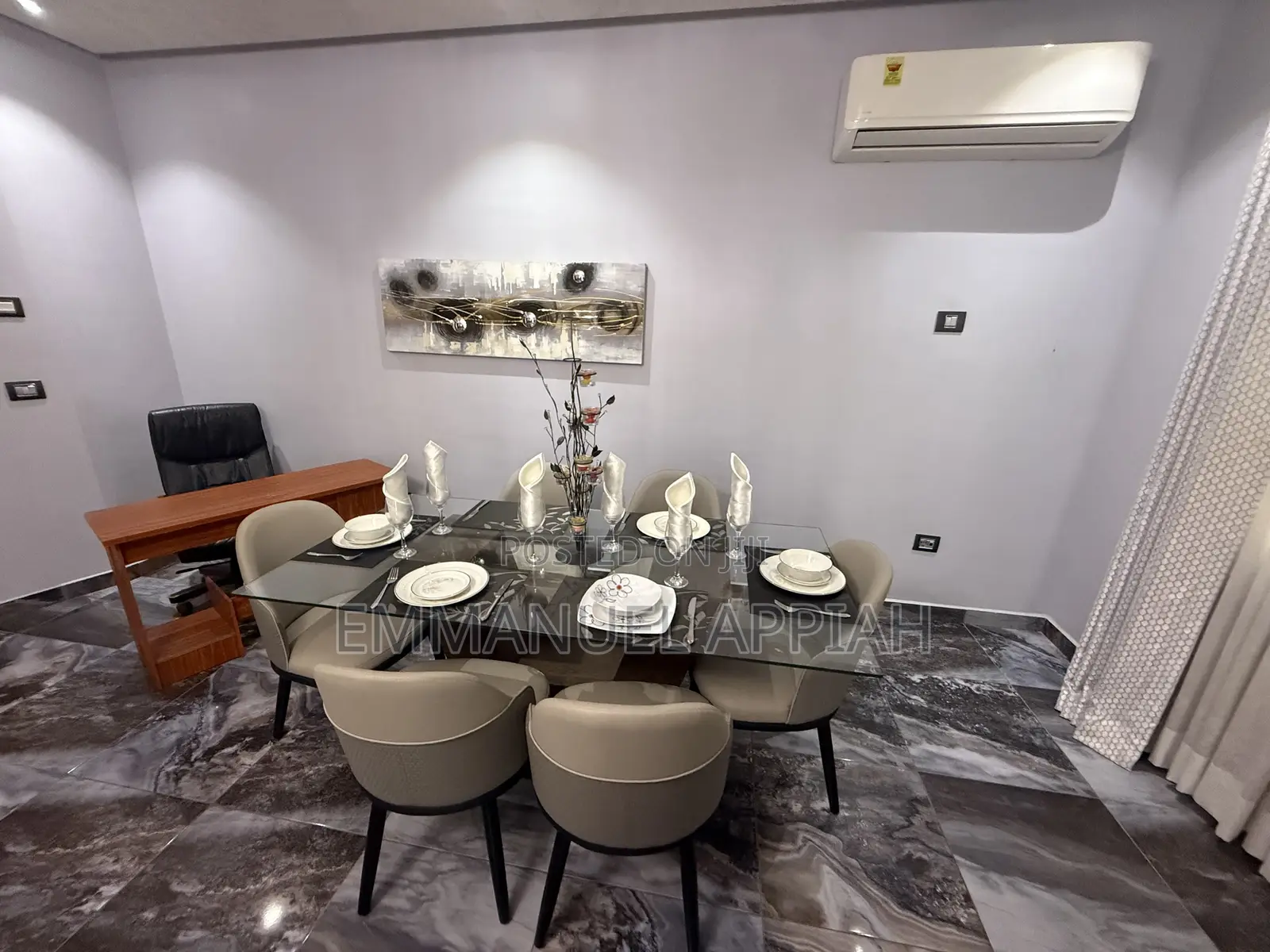 Furnished 4bdrm Townhouse / Terrace in Adjiriganor for rent