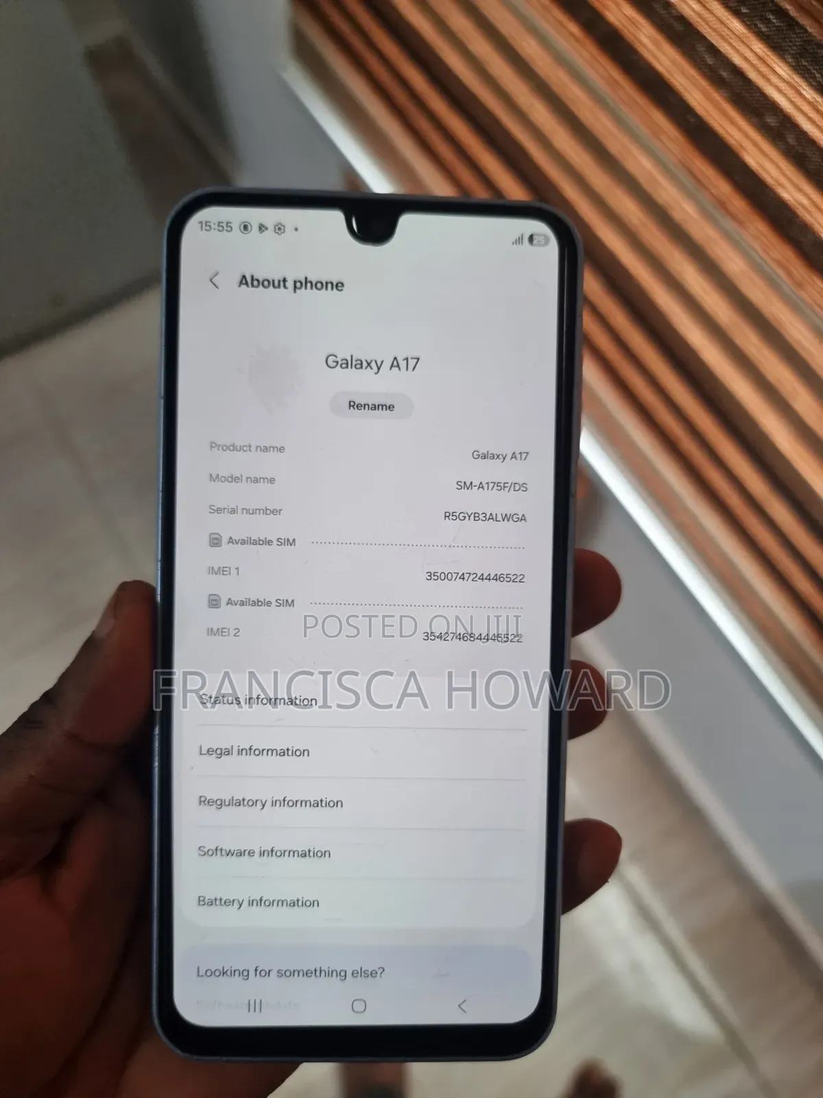 Samsung Galaxy A17 128 GB Gray