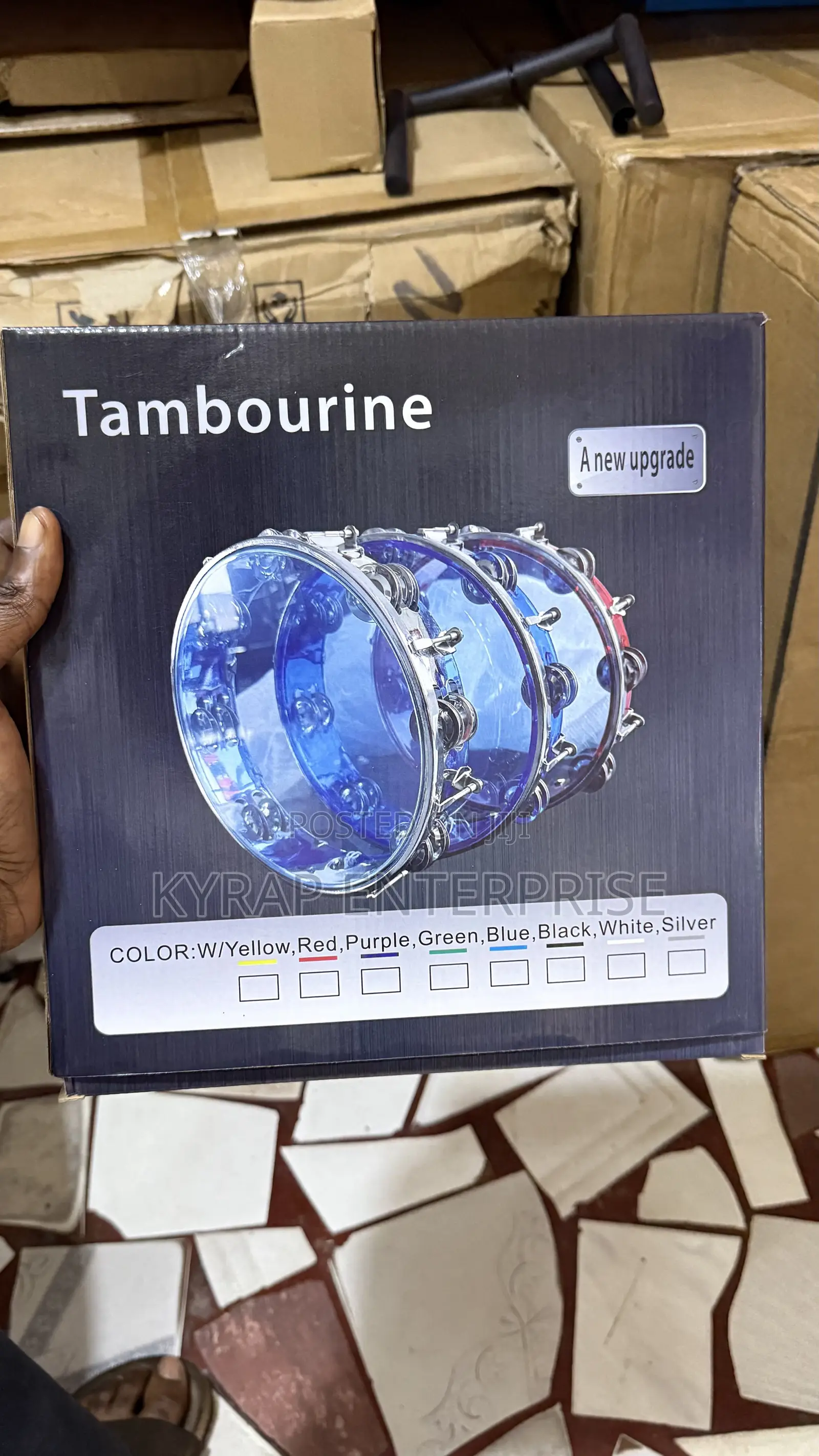 Tamborine With Drum