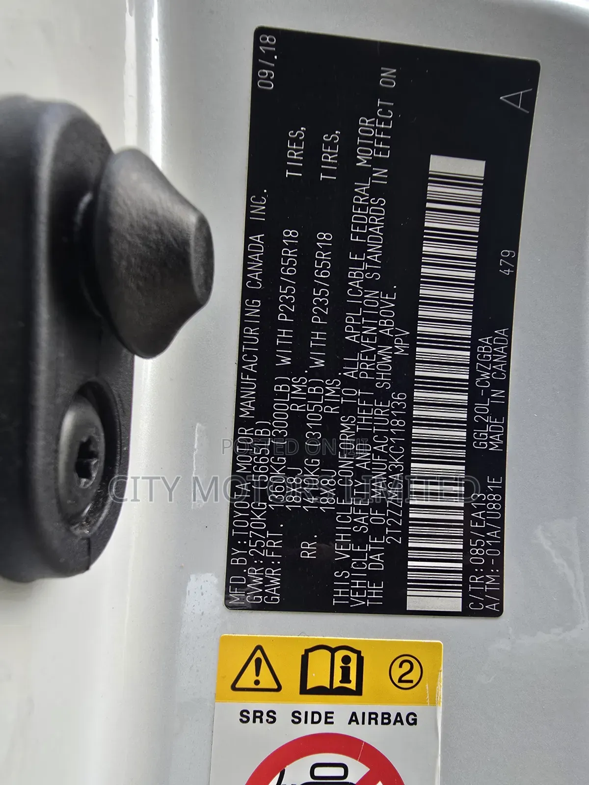 Lexus RX 350 FWD 2019 White