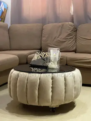 Cream Ottoman Coffee Table