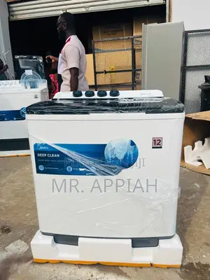 Get Adorable Midea 12kg Top Load Washing Machine(Semi-Auto)