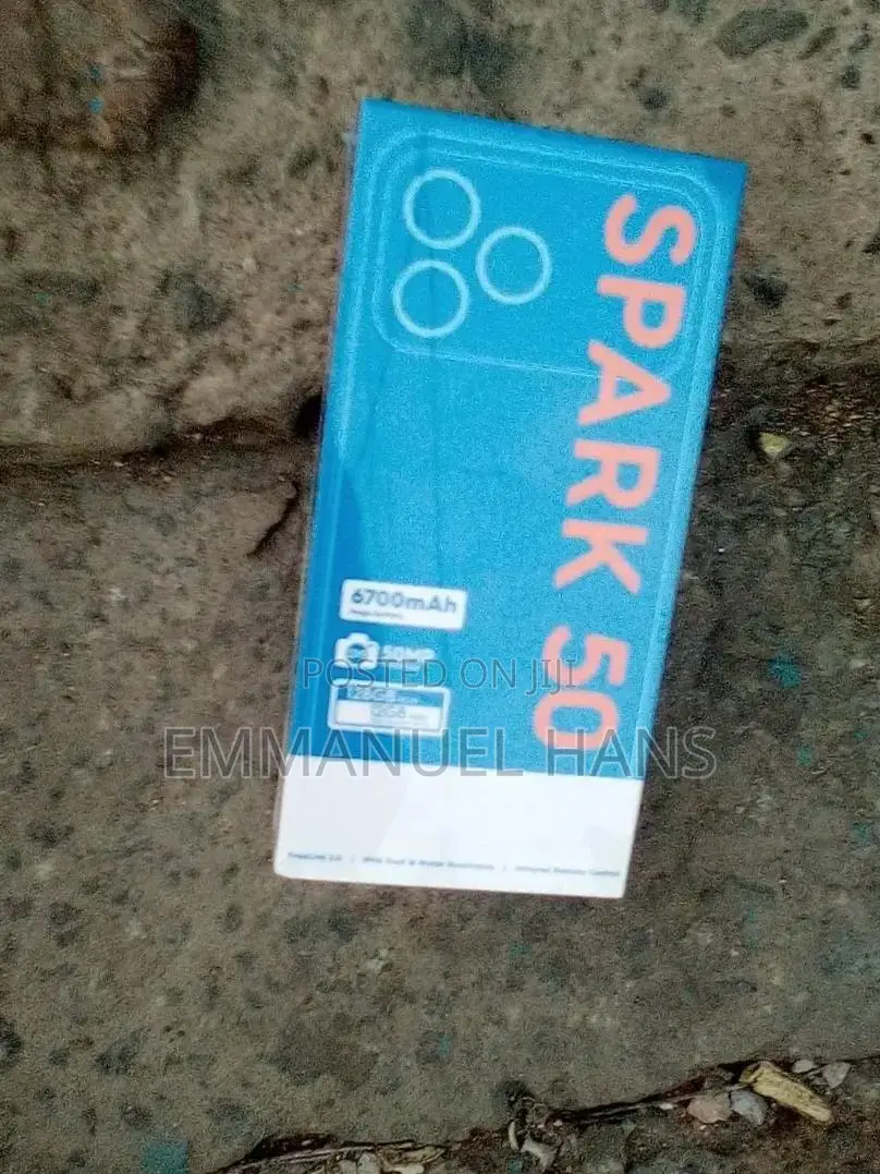 New Tecno Spark 50 128 GB Gray