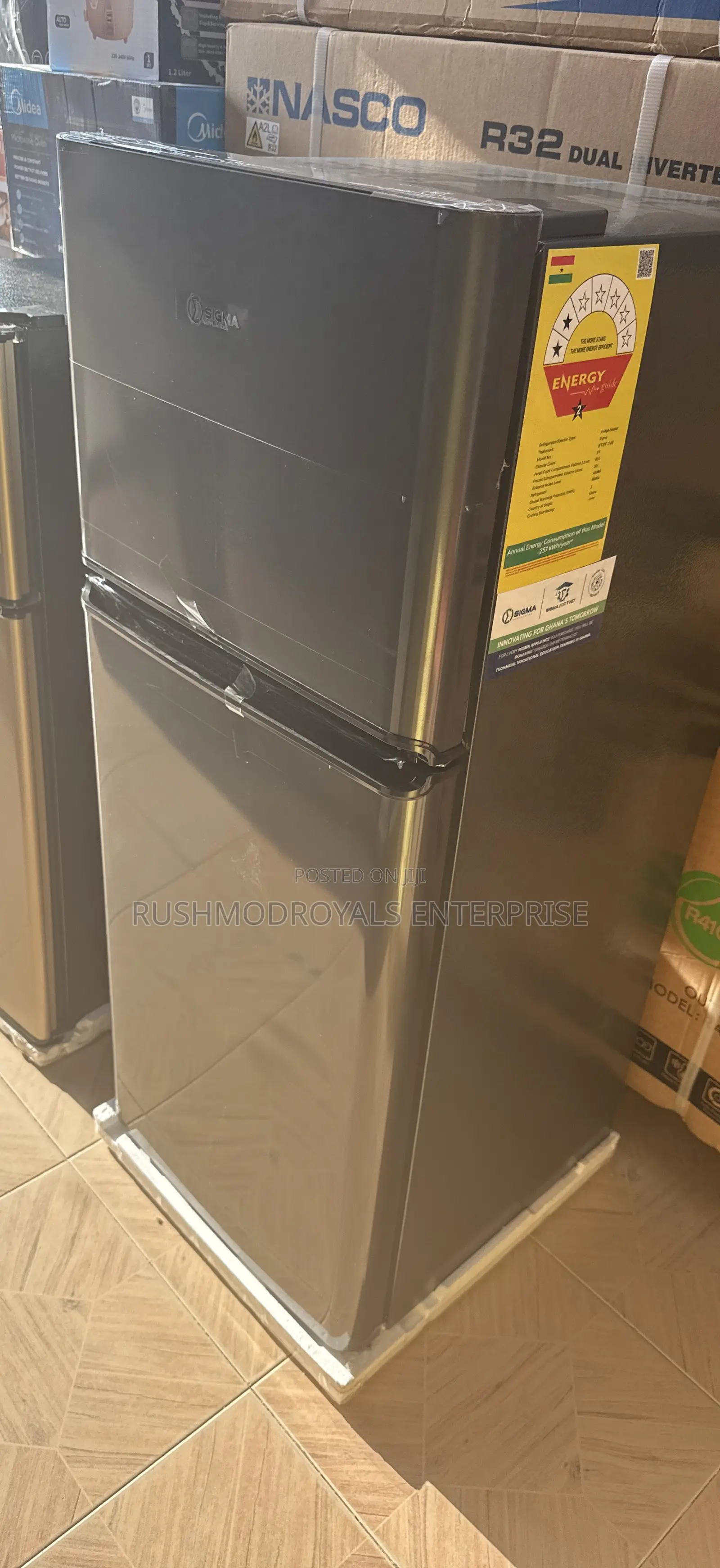 Sigma STDF-140: Your Ultimate 118l Double-Door Ice Master