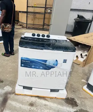 Super Classic Midea 12kg Twin Tub Washing Machine(Spin Dry) White