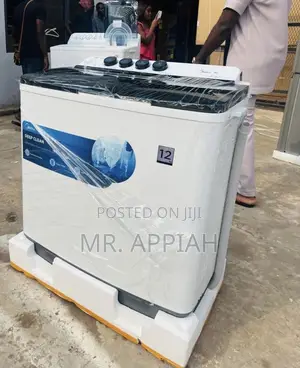 Super Unique Midea 12kg Semi-Auto Washing Machine(White).