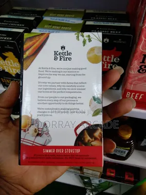 Kettle Fire Classic Beef Bone Broth 100% Grass-Fed 425g