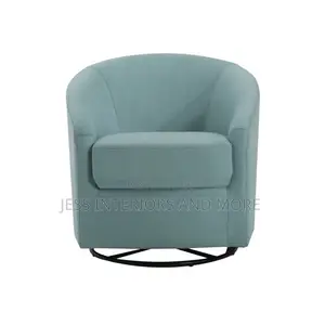 Swivel Chair (Light Blue)