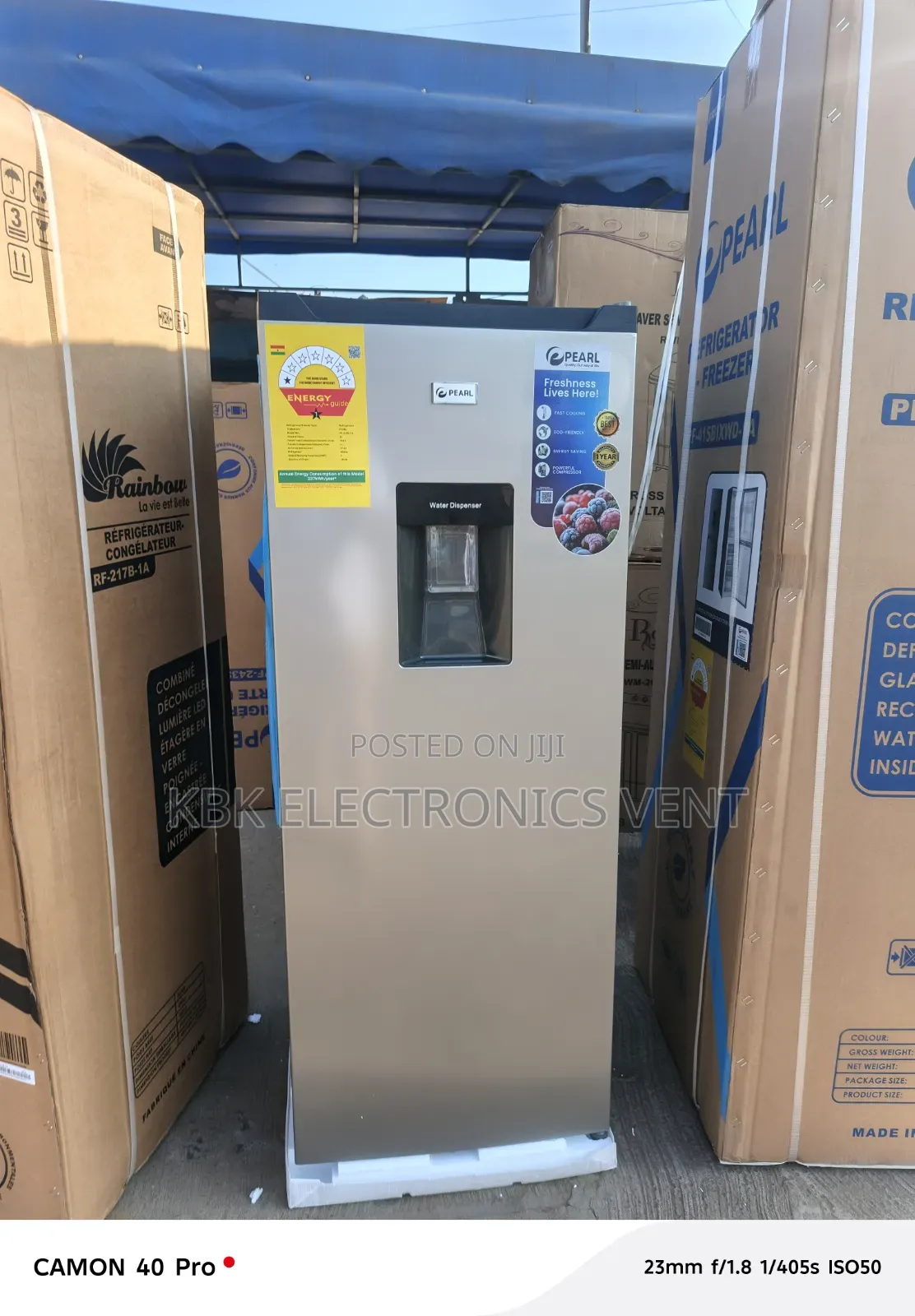 Pearl 158Liter Single Door Refrigerator Water Dispenser