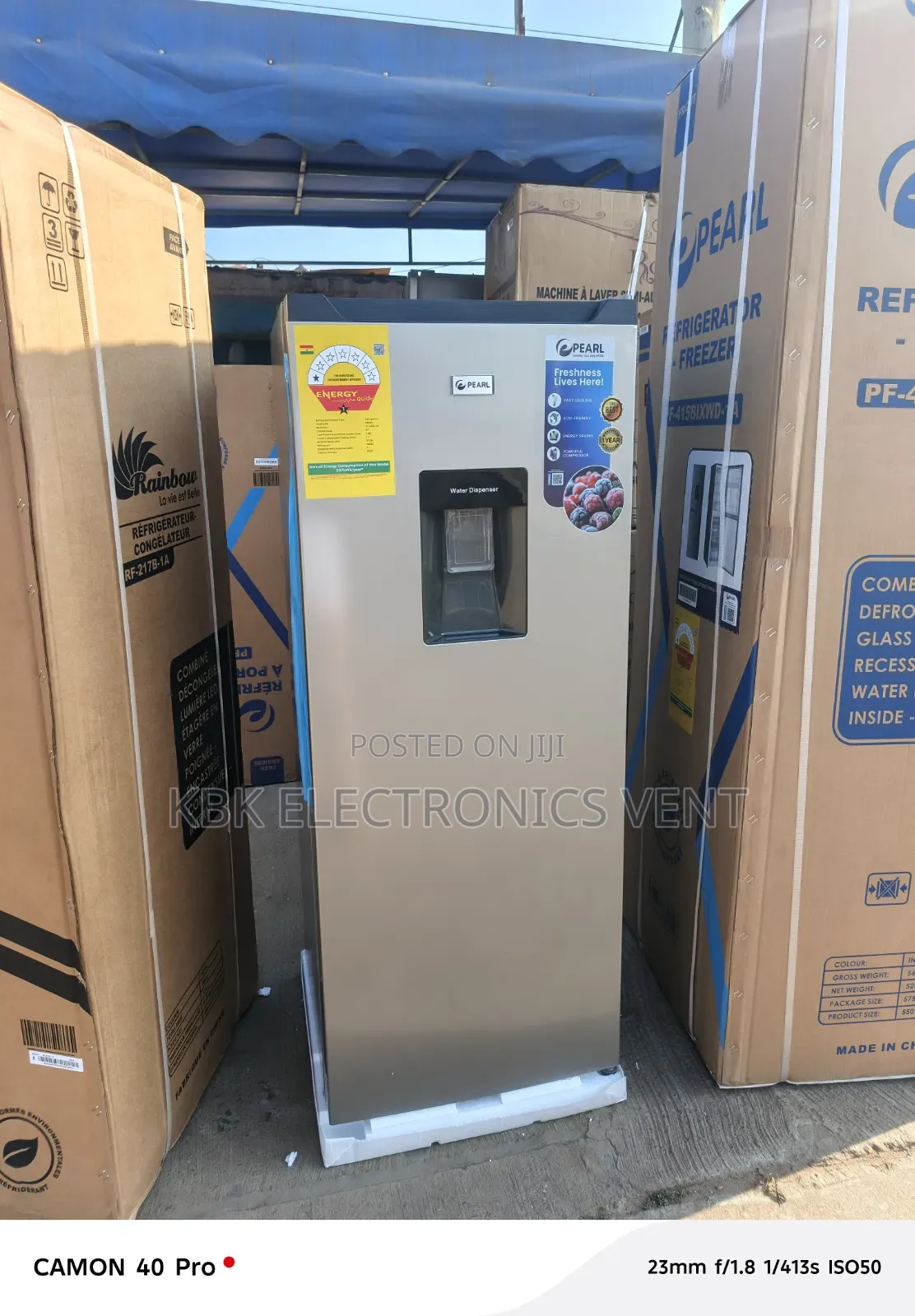Pearl 158Liter Single Door Refrigerator Water Dispenser