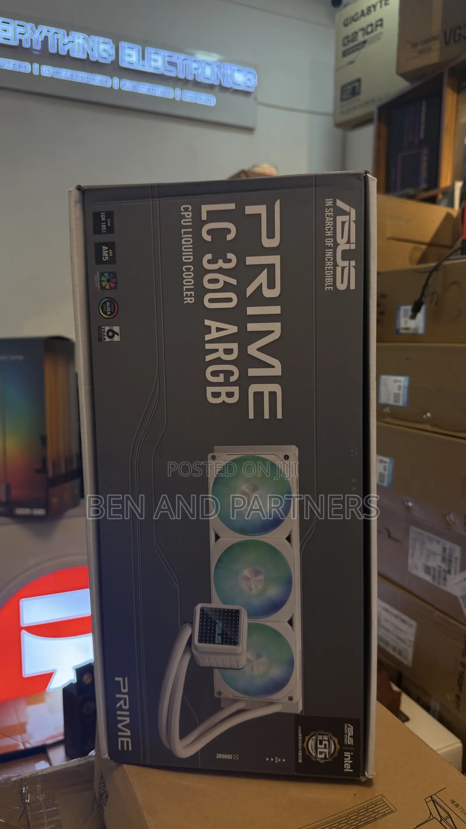 ASUS Prime LC 360 ARGB All-in-One Liquid CPU Cooler