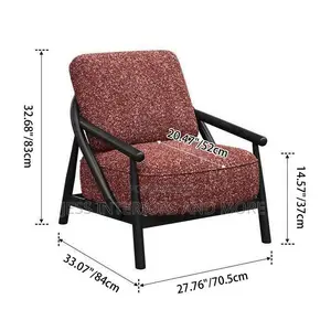 Accent Chair (Curved Backrest )