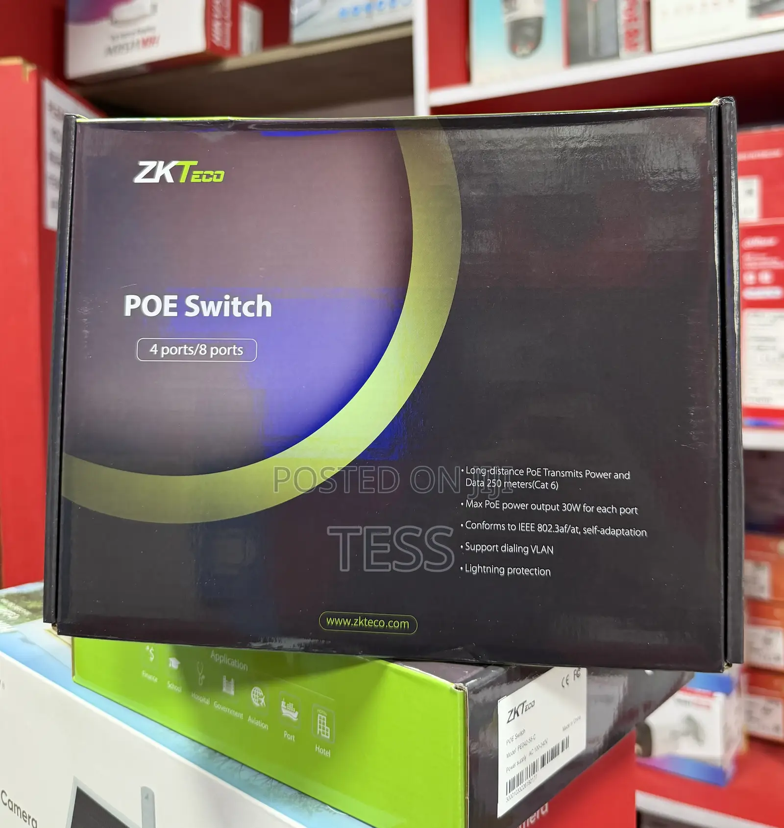 ZKTeco 4ports PoE Switch With 2uplink PE042-55-C