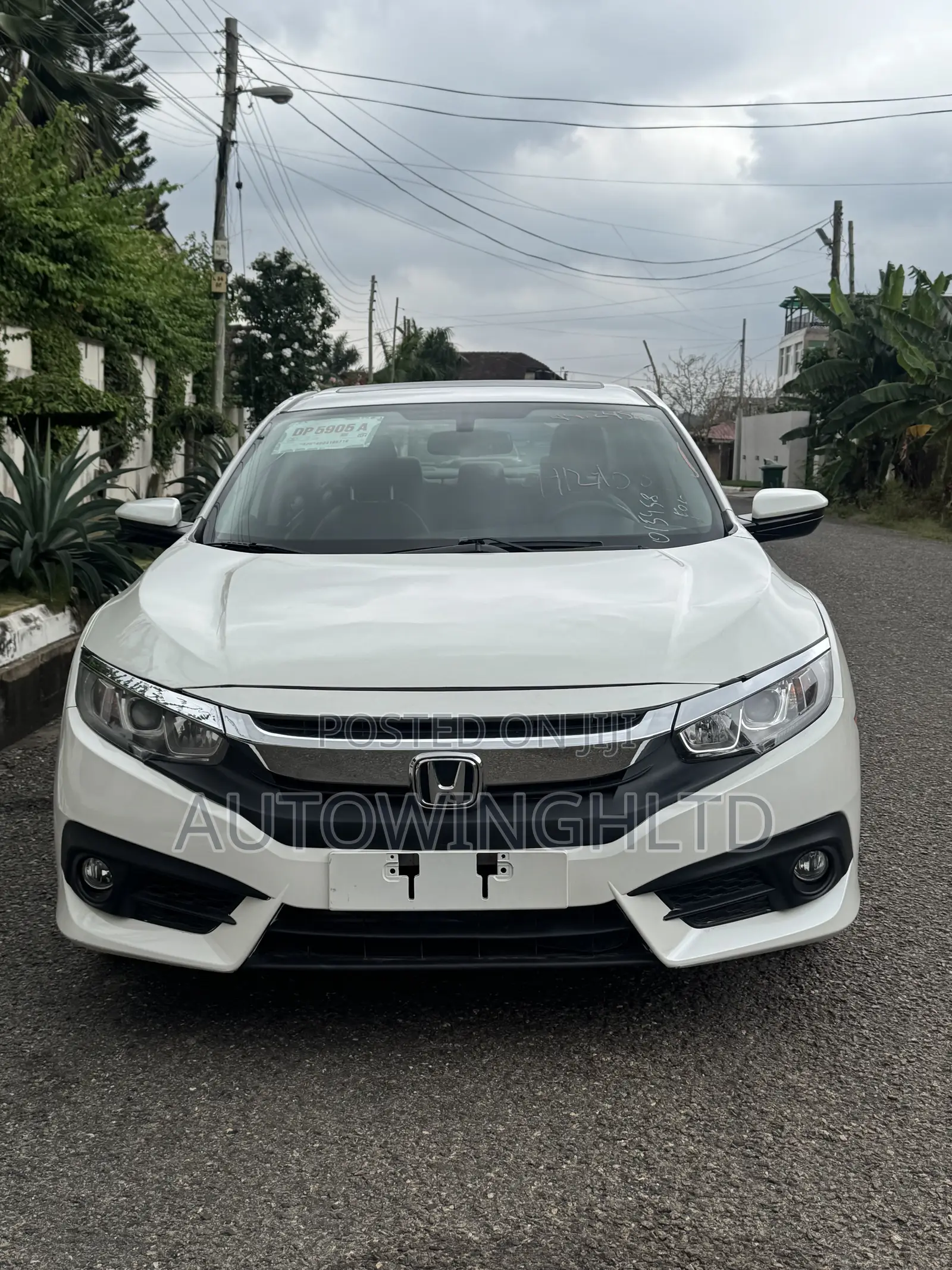 Honda Civic EX-L Sedan 2018 White