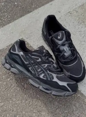 Ascis Gel NYC Graphite Grey Black