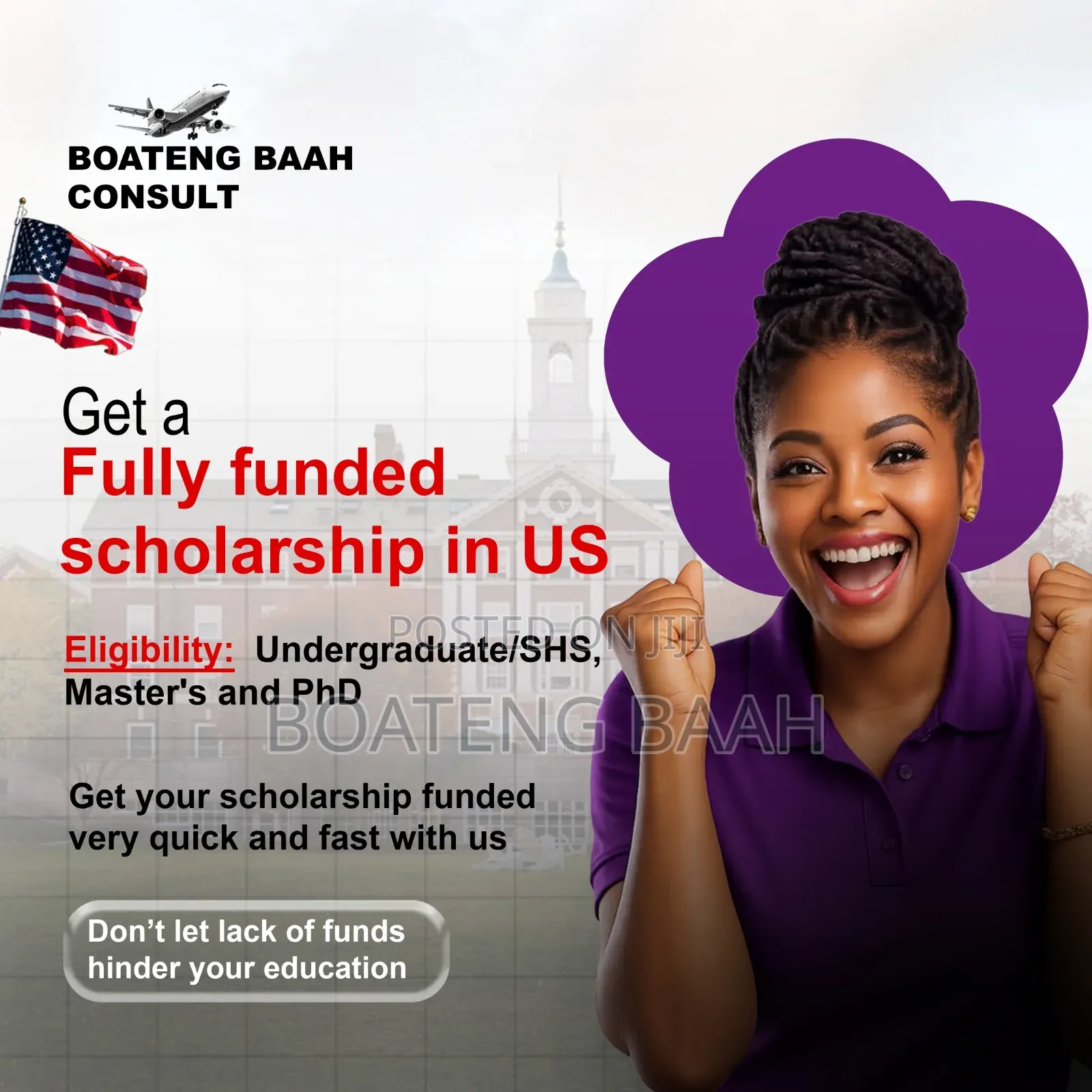 Fully Funded Scholarship in the US