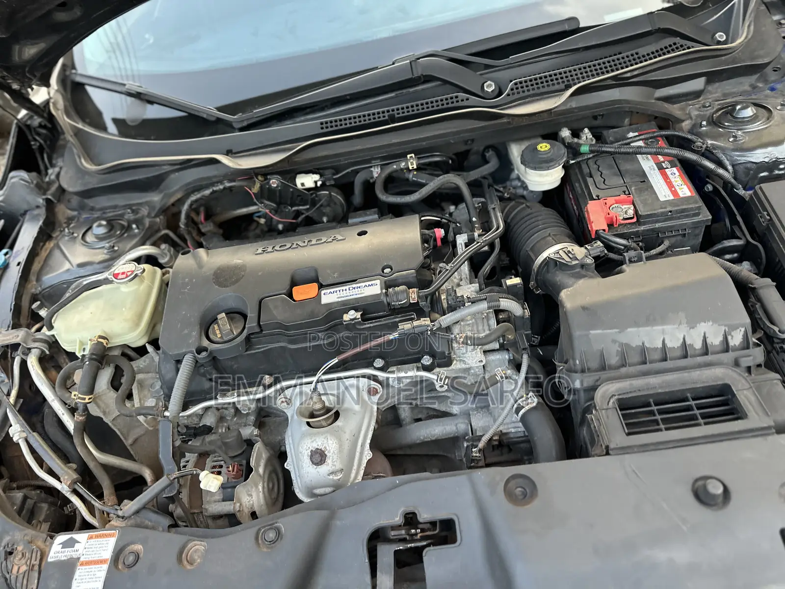 Honda Civic LX 4dr Sedan (2.0L 4cyl) 2017 Gray