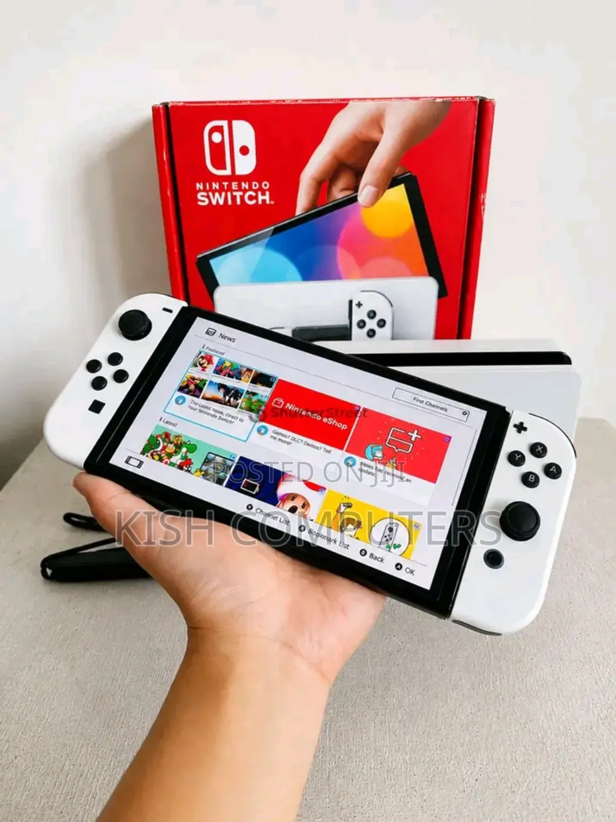 Nintendo Oled With 11 Games