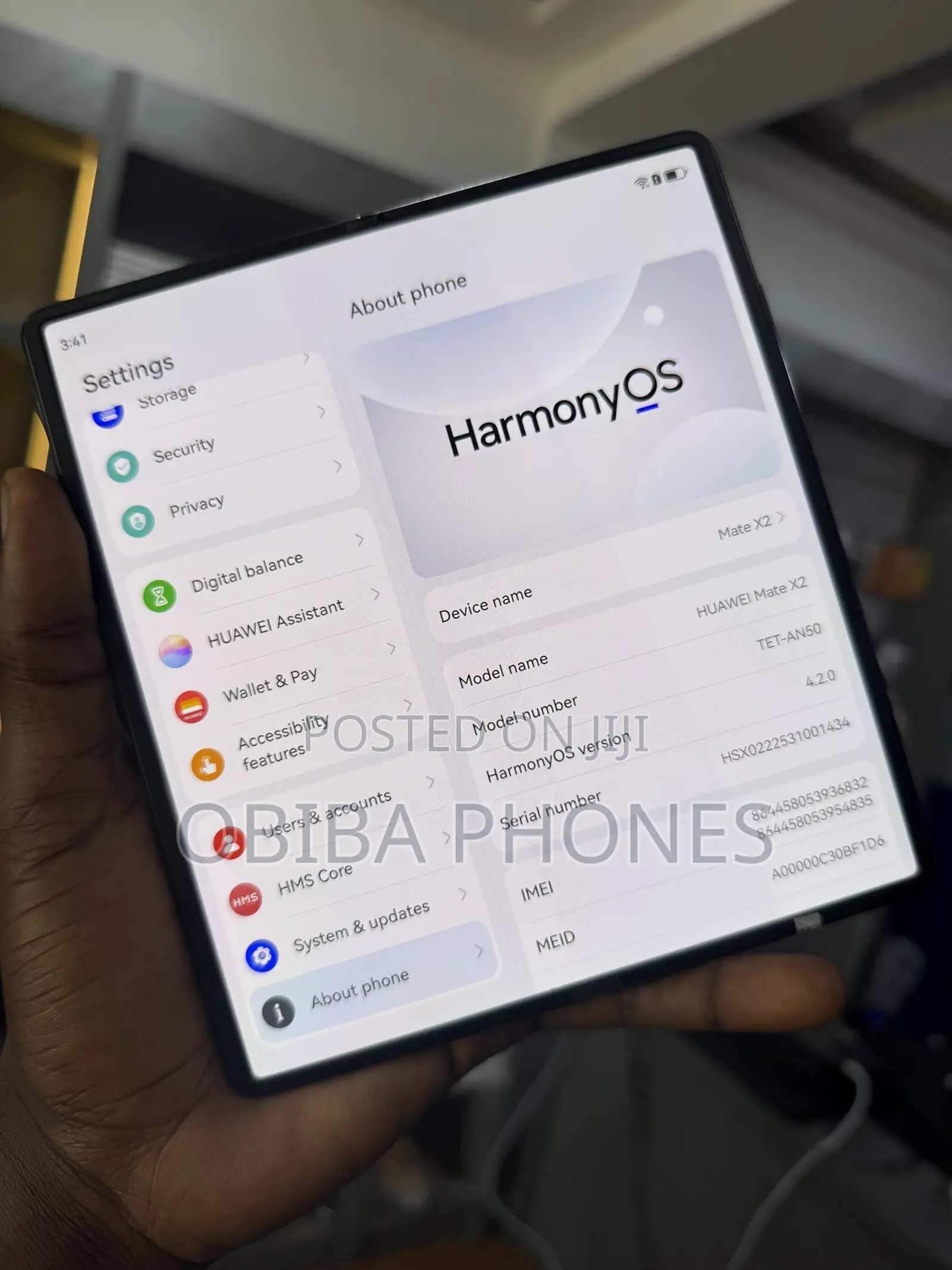 New Huawei Mate X2 512 GB Black