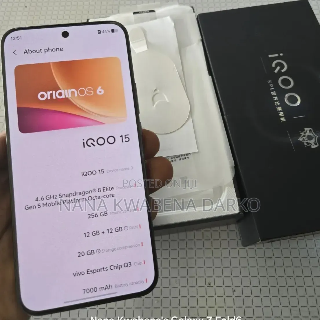 Vivo iQOO 15 256 GB Black