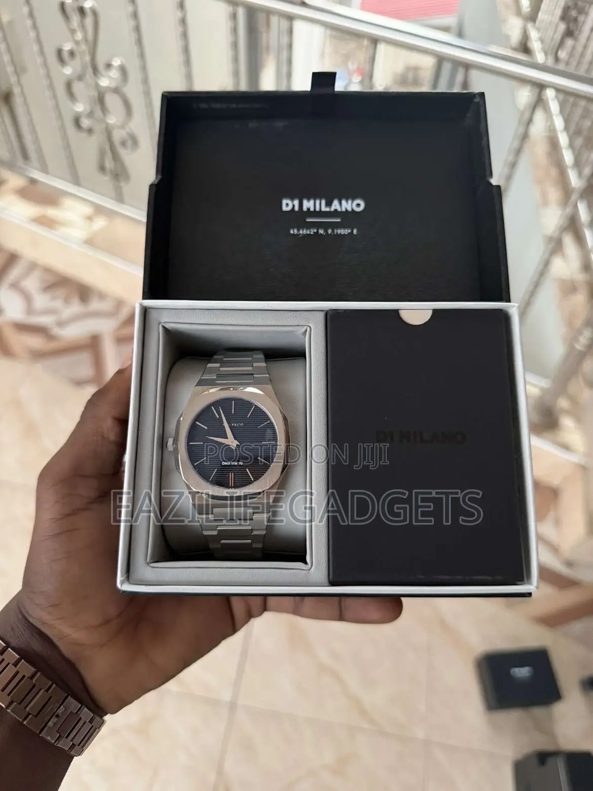 D1 Milano Ultra Thin Watch 41mm Case Size