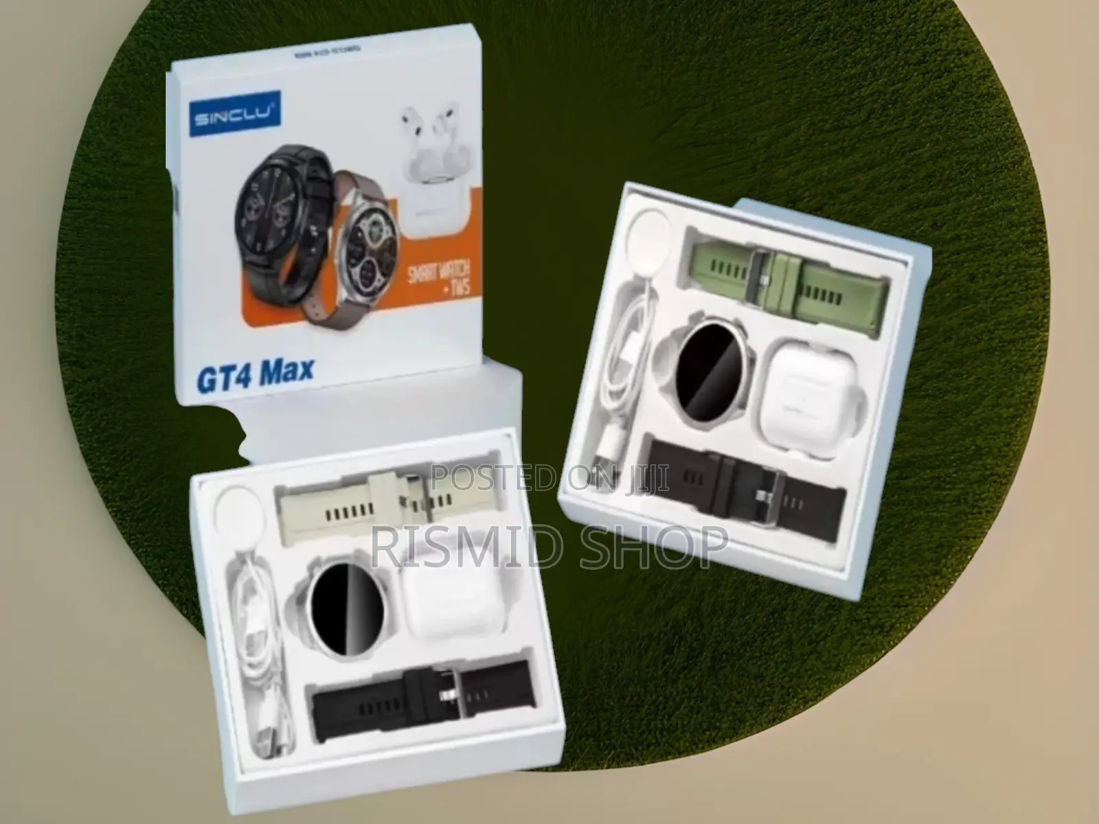 Sinclu Gt4 Max Smart Watch Combo With TWS Earbuds
