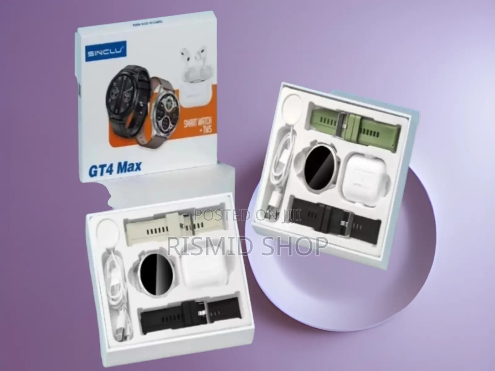 Sinclu Gt4 Max Smartwatch True Wireless Earphones