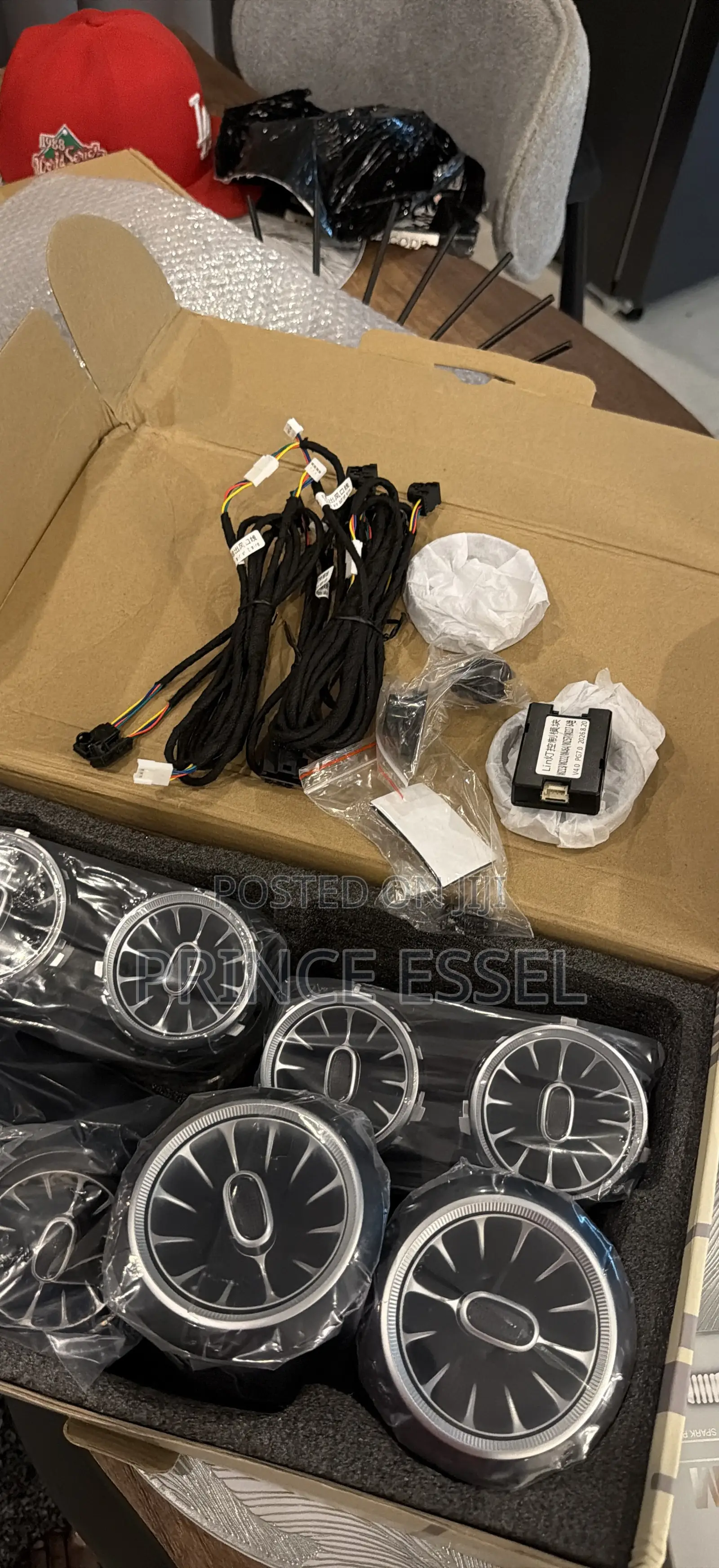 64 Colors Turbine AC Vent Ambient Light for Mercedes-Benz E-Class