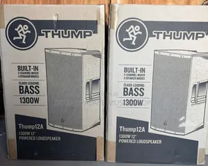 Pair of Mackie Thump12A 1300W 12" Powered Loudspeakers
