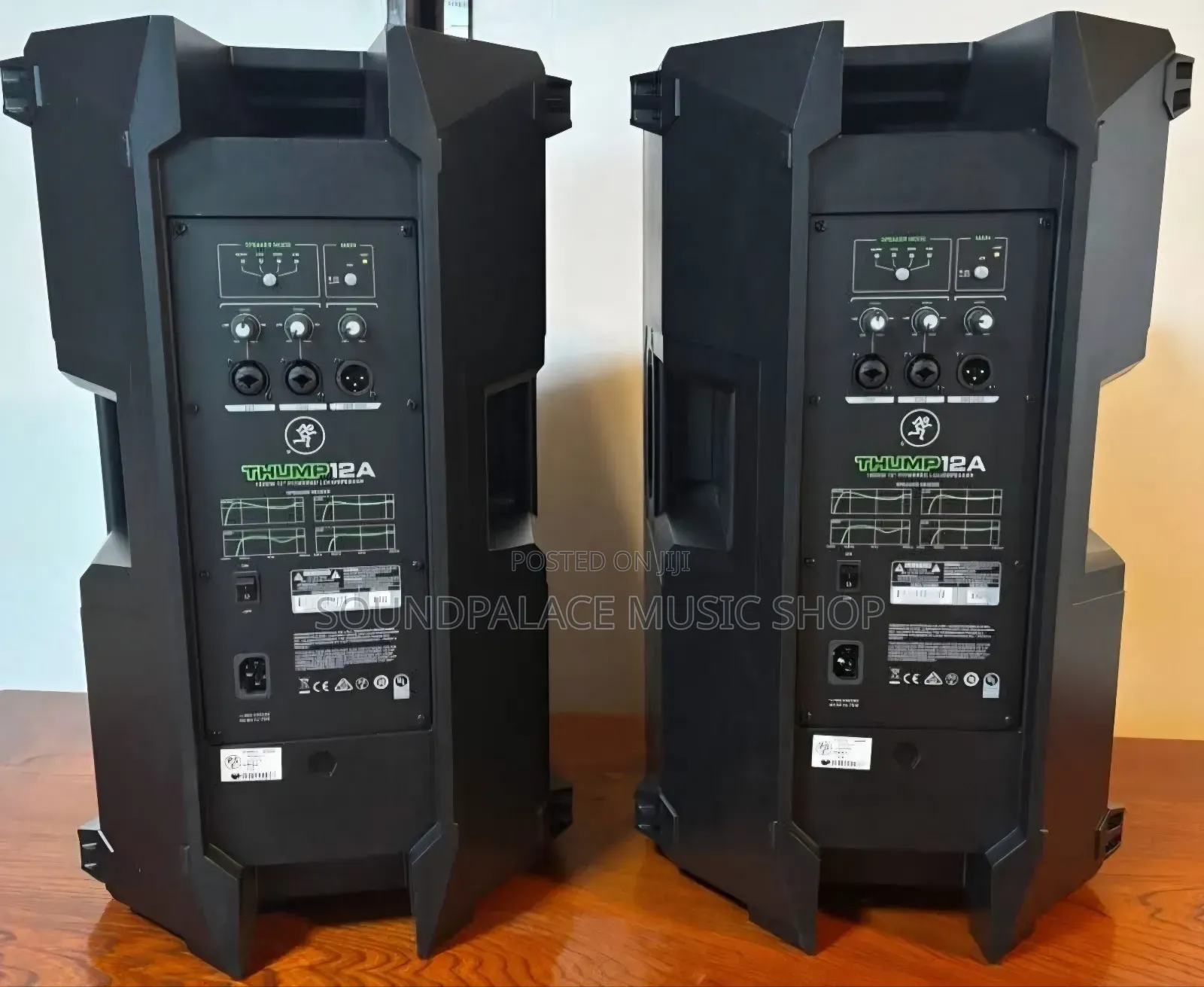 Pair of Mackie Thump12A 1300W 12" Powered Loudspeakers