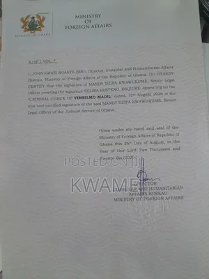 E.K.D Legalisation