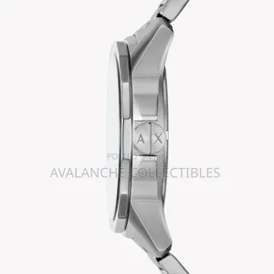 Armani Exchange Silver Tone Chronograph Gent's Watch 43mm Case Size.